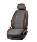 Renault Premium 2006-2013 гг. Авточехлы ЭкоКожа+Ткань+Алькантара Eco Comfort (Передние) фото 7