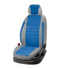 Ford Transit 2014- гг. Авточехлы экокожа+ткань+алькантара Eco Laser Antara 2020 (8 или 9 мест) фото 7