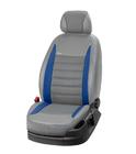 Iveco Eurotech 1992-2002 гг. Авточехлы ЭкоКожа+Ткань+Алькантара Vip Elite 2020 (Передние) фото 8
