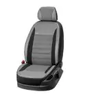 Dacia Logan MCV 2013-2020 гг. Авточехлы ЭкоКожа+Ткань+Алькантара Vip Elite 2020 (Полный Комплект) фото 15