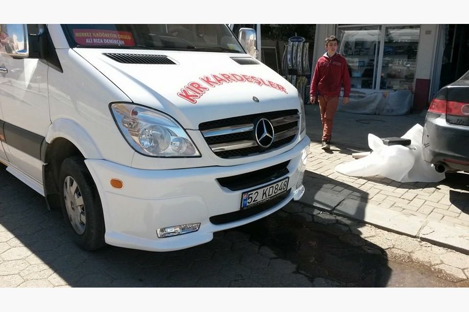Mercedes Sprinter W906 2006–2018 гг. Накладка на передний бампер ERA (2006-2013) Фото 5