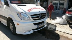 Mercedes Sprinter W906 2006–2018 гг. Накладка на передний бампер ERA (2006-2013) фото 5