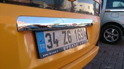 Peugeot Bipper 2008-2017 гг. Хромированная накладка над номером (нержавейка) OmsaLine - Итальянская Нержавейка фото 3