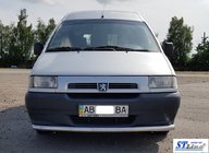 Citroen Jumpy 1996-2007 гг. Передняя защита ST008 (нержавейка) 60 мм фото 2