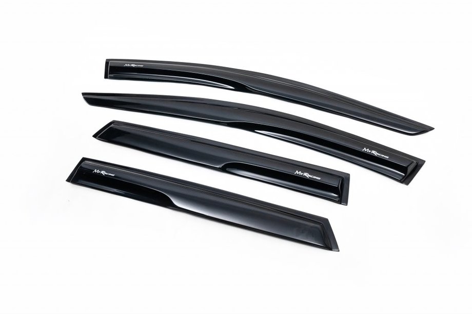 Volkswagen Polo 2010-2017 гг. Ветровики HB (4 шт, MyRacing) Image