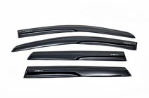Nissan Qashqai 2010-2014 гг. Ветровики на окна (4 шт, MyRacing) фото 1