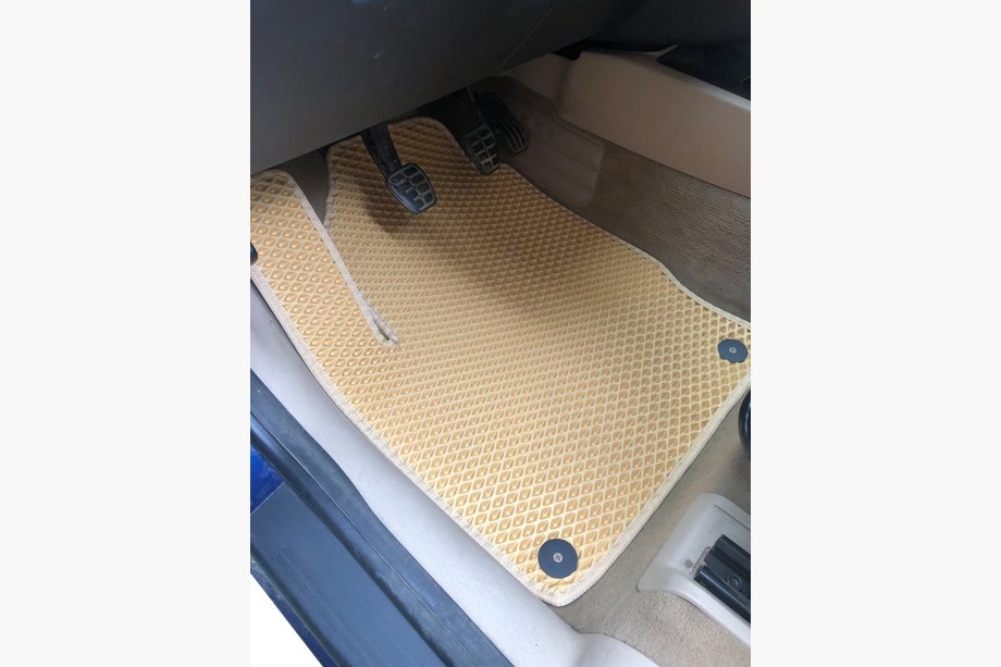 Seat Alhambra 1996-2010 гг. Коврики EVA (2 ряда, бежевые) Image