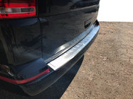 Volkswagen T6 2015-2024 гг. Накладка на задний бампер Omsa Мат (1 дверь, нержавейка) фото 1