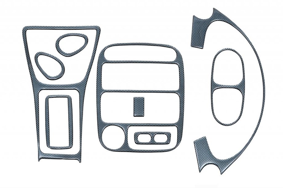 Hyundai Accent 1994-1999 гг. Накладки на Панель Приборов Алюминий Image