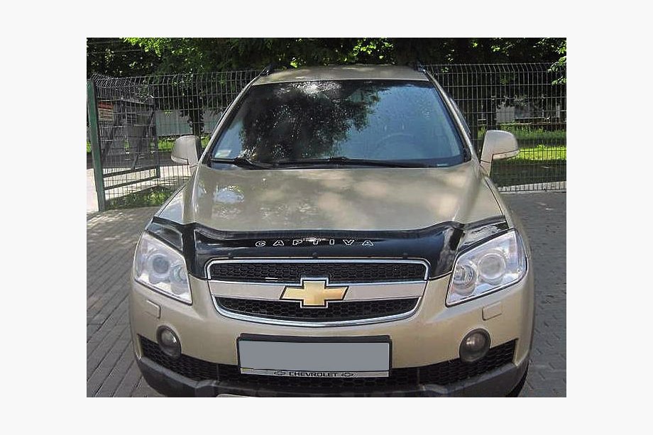 Chevrolet Captiva 2006-2019 гг. Дефлектор капота 2006-2011 (VIP) Image