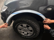 Mitsubishi L200 2006-2015 гг. Накладки на арки из нержавейки (4 шт) фото 1
