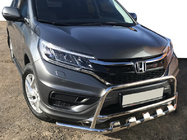 Honda CRV 2012-2016 гг. Передняя Защита WT003-ST-V2 (Нержавейка) фото 1