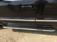 Toyota Highlander 2013-2019 гг. Боковые Подножки Maydos V2 (2 шт., нержавейка) фото 1