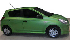 Hyundai I-20 2008-2012 гг. Боковые пороги (грунтованные под покраску) фото 1