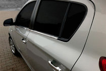 Hyundai I-20 2008-2012 гг. Нижние молдинги стекол нержавейка (6 шт.) фото 1