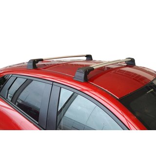 Багажные дуги на штатные места (2 шт, с замком) Mazda CX-3 2015- гг. фото 1