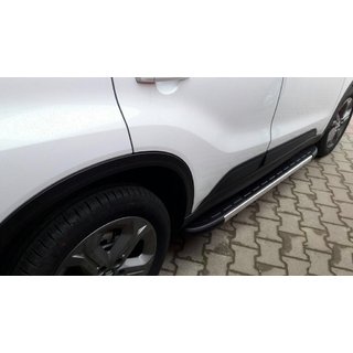 Боковые Подножки Duru (2 шт., Алюминий) Suzuki Vitara 2015- гг. фото 3