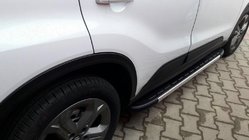 Suzuki Vitara 2015- гг. Боковые Подножки Duru (2 шт., Алюминий) фото 3