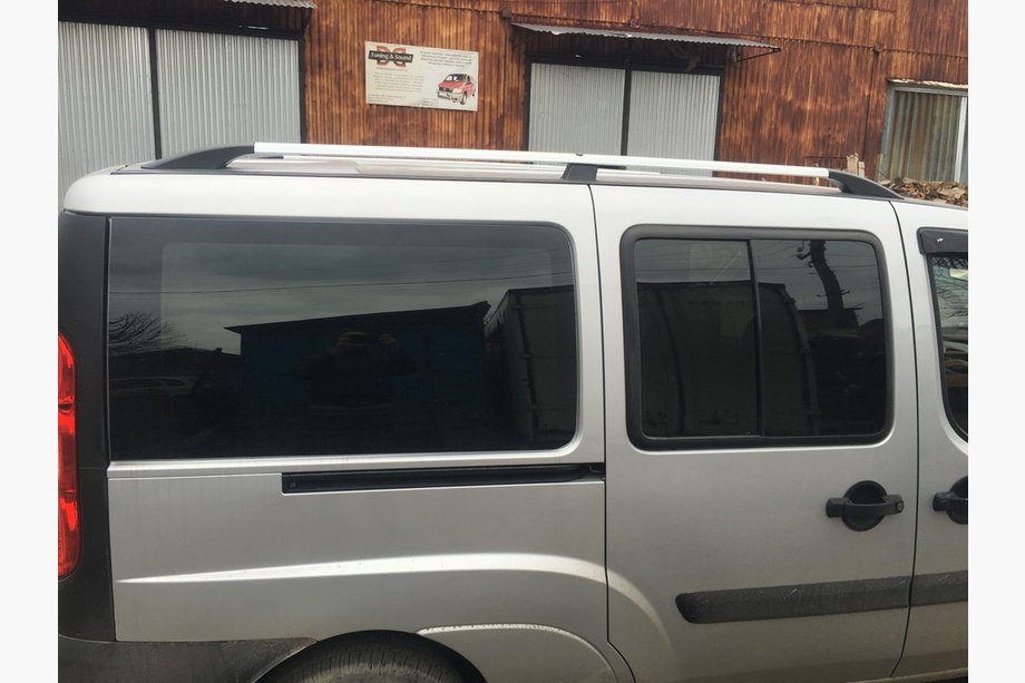 Fiat Doblo I 2001-2005 гг. Хромированные Рейлинги Фото 4