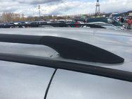 Fiat Doblo II 2010-2022 гг. Черные рейлинги Maxi, Металлические опоры фото 2