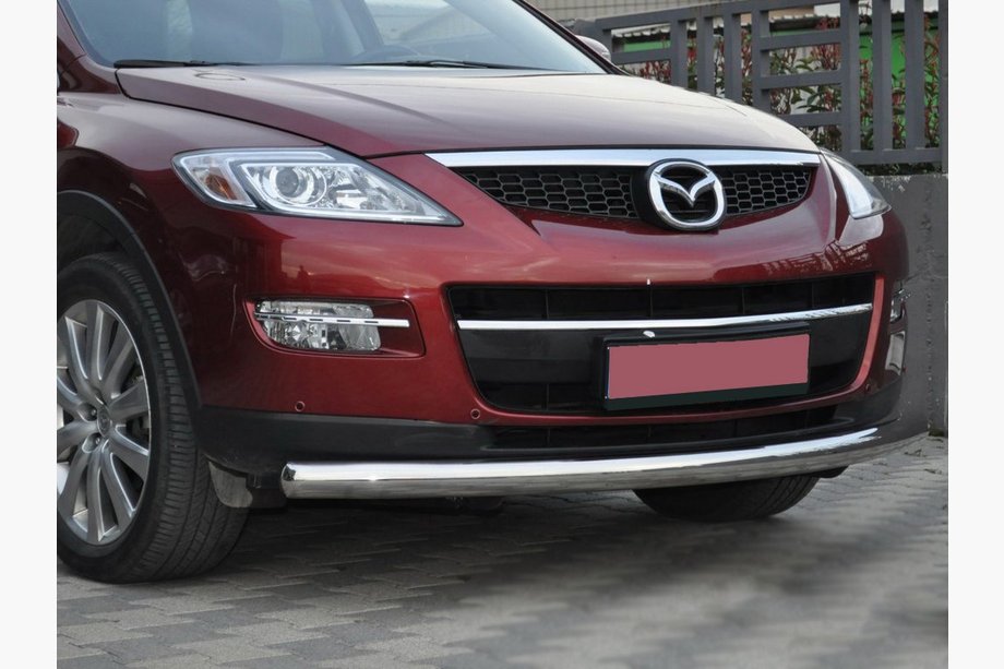 Mazda CX-9 2007-2016 гг. Передняя защита ST008 (нержавейка) Image