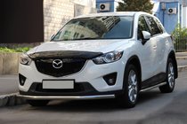 Mazda CX-3 2015- гг. Передняя защита ST008 (нержавейка) фото 1