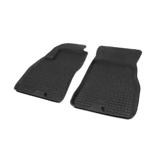 Резиновые коврики Big Board (2 шт, Polytep) Fiat Doblo II 2010-2022 гг. фото 1