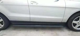 Mercedes GL/GLS class X166 2012-2019 гг. Боковые пороги с выдвижным механизмом (2 шт., алюминий) фото 2
