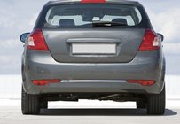 Kia Ceed 2007-2012 гг. Накладка на задний бампер из нержавеющей стали OmsaLine (2009-2012, HB) фото 3