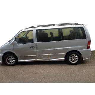 Боковые пороги Sport 1 (грунтованные под покраску) Mercedes Vito W638 1996-2003 гг. фото 2