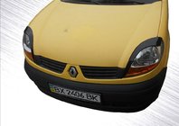 Renault Kangoo 1998-2008 гг. Реснички на Фары (2 шт., Черный ABS) (2003-2008) Черный Матовый фото 1