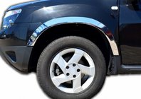 Dacia Duster 2008-2018 гг. Накладки на арки (4 шт, нержавеющая сталь) фото 1
