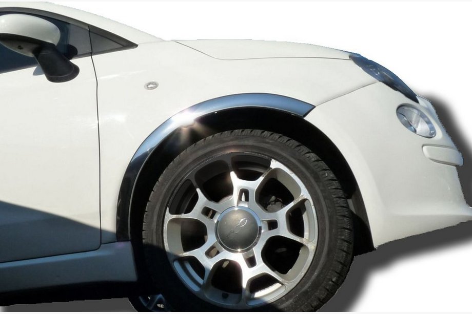 Fiat 500/500L 2013-2022 гг. Накладки на арки (4 шт, нержавейка) Image
