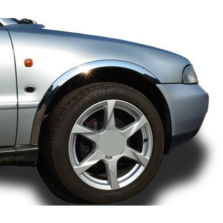 Накладки на арки из нержавейки (4 шт) Audi A4 B5 1994–2001 гг. фото 1