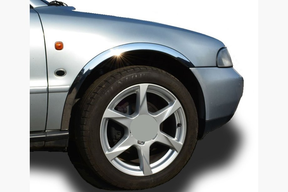 Audi A4 B5 1994–2001 гг. Накладки на арки из нержавейки (4 шт) Image
