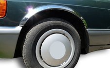 Mercedes S-class W126 1979-1991 гг. Накладки на арки из нержавейки (4 шт) фото 1