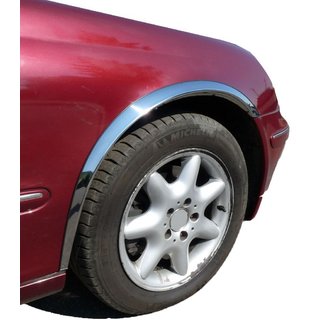 Накладки на арки (4 шт, нержавейка) Mercedes C-class W203 2000-2007 гг. фото 1