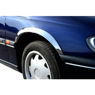 Накладки на арки (4 шт, нержавейка) Opel Omega B 1994-2003 гг. фото 1