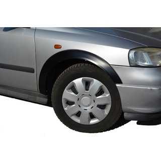 Расширители арок (SD/HB) (4 шт, черные) Opel Astra G classic 1998-2012 гг. фото 2