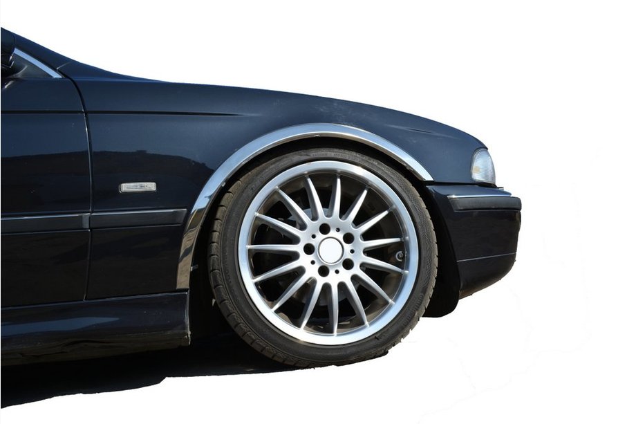 BMW 5 серия E39 1996-2003 гг. Накладки на арки (4 шт, нержавейка) Image