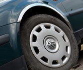 Volkswagen Passat B5 1997-2005 гг. Накладки на арки (4 шт, нержавейка) Седан, 1996-2000 фото 1