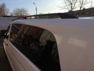 Mercedes Viano 2004-2014 гг. Рейлинги черные ELITE (пластиковая ножка) Короткая База (Compact) фото 8