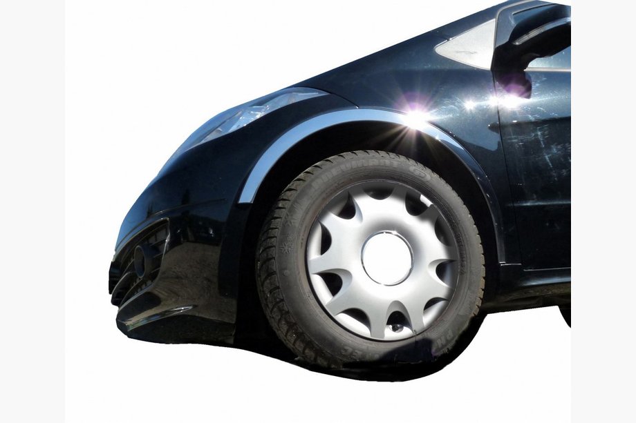 Mercedes A-class W169 2004-2012 гг. Накладки на арки из нержавейки (4 шт) Image