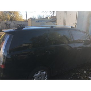 Рейлинги Хром (2 шт., Алюминий) Mitsubishi Grandis 2003-2011 гг. фото 3