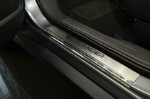 Mitsubishi Outlander 2012-2021 гг. Накладки на Пороги Nataniko (4 шт., Нержавейка) фото 1