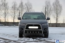 Mitsubishi Outlander 2006-2012 гг. Кенгурятник WT Special (нержавейка) фото 2