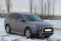 Mitsubishi Outlander 2006-2012 гг. Кенгурятник WT Special (нержавейка) фото 3