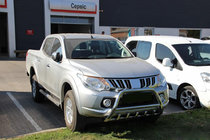 Mitsubishi L200 2015-2024 гг. Кенгурятник WT003 (нержавейка) фото 3