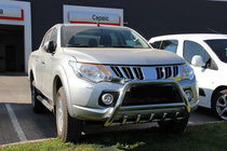 Mitsubishi L200 2015-2024 гг. Кенгурятник WT003 (нержавейка) фото 4