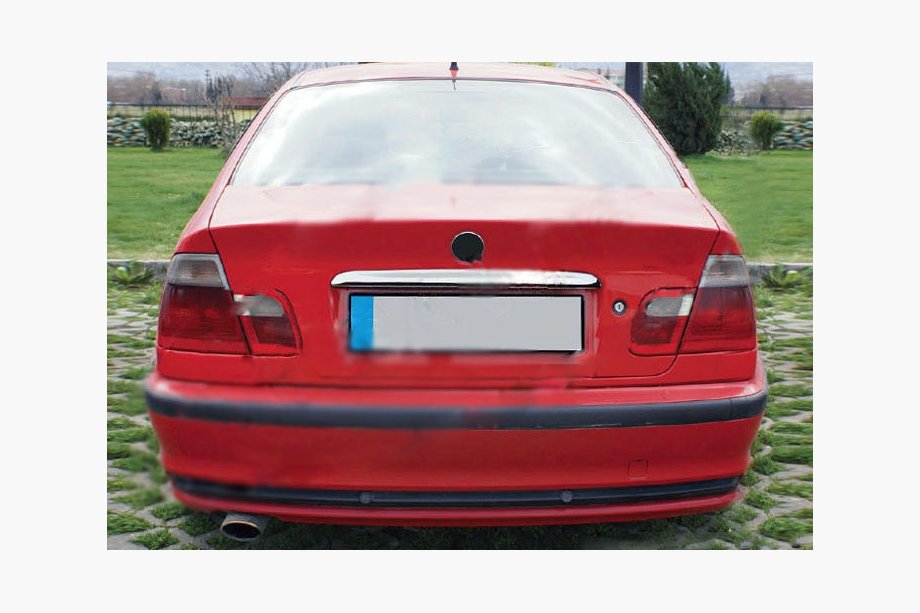 BMW 3 серия E46 1998-2006 гг. Хромированная накладка над номером Image